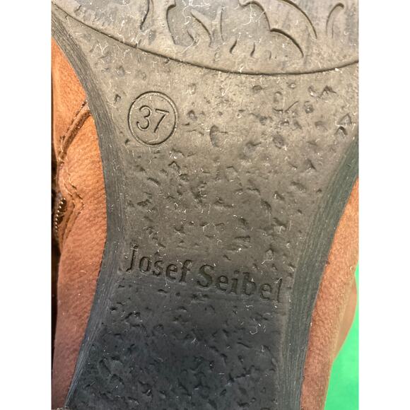 Josef Seibel Brown leather Britney 02 ankle boots 37 (US 6) Made in Germany - Picture 15 of 16